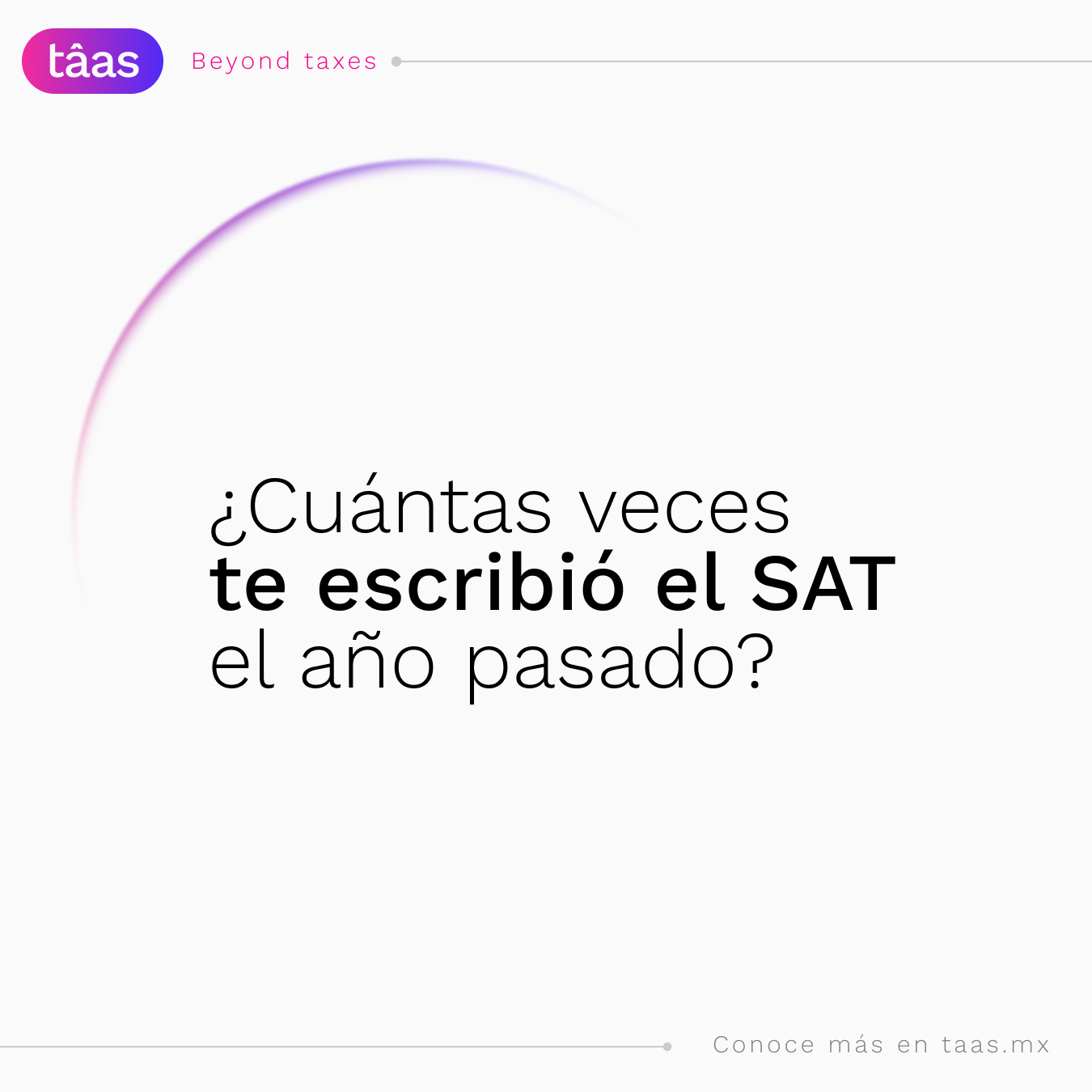 El SAT me escribió 13 veces​